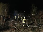 Brand Gartenlaube